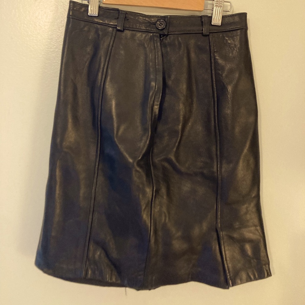 Ann Taylor Leather Skirt